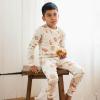 imageBurts Bees Baby Boys 2Piece Long Sleeve Tee and Pants Organic Cotton Pajama SetEggs  Coffee