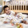 imageBurts Bees Baby Boys 2Piece Long Sleeve Tee and Pants Organic Cotton Pajama SetGiraffes