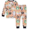 imageBurts Bees Baby Boys 2Piece Long Sleeve Tee and Pants Organic Cotton Pajama SetHaunted Castle