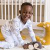 imageBurts Bees Baby Boys 2Piece Long Sleeve Tee and Pants Organic Cotton Pajama SetHello Moon Light Blue