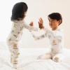 imageBurts Bees Baby Boys 2Piece Long Sleeve Tee and Pants Organic Cotton Pajama SetJungle Gym