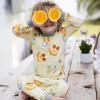 imageBurts Bees Baby Boys 2Piece Long Sleeve Tee and Pants Organic Cotton Pajama SetPlay With Your Food