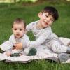 imageBurts Bees Baby Boys 2Piece Long Sleeve Tee and Pants Organic Cotton Pajama SetSilly Seagulls