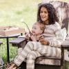 imageBurts Bees Baby Boys 2Piece Long Sleeve Tee and Pants Organic Cotton Pajama SetSmores Please