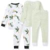 imageBurts Bees Baby Boys 2Piece Long Sleeve Tee and Pants Organic Cotton Pajama SetToucan