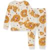 imageBurts Bees Baby Boys 2Piece Long Sleeve Tee and Pants Organic Cotton Pajama SetWaffle Sunday