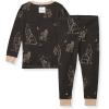 imageBurts Bees Baby Boys 2Piece Long Sleeve Tee and Pants Organic Cotton Pajama SetWolf Pack