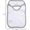 imageBurts Bees Baby Infant Pull On Bibs 100 Organic Cotton Lap Shoulder Style Drool Cloths Newborn EssentialsBlossom Pink Prints