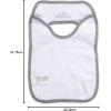 imageBurts Bees Baby Infant Pull On Bibs 100 Organic Cotton Lap Shoulder Style Drool Cloths Newborn EssentialsGrey Variety