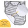 imageBurts Bees Baby Infant Pull On Bibs 100 Organic Cotton Lap Shoulder Style Drool Cloths Newborn EssentialsHeather Grey Prints