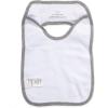 imageBurts Bees Baby Infant Pull On Bibs 100 Organic Cotton Lap Shoulder Style Drool Cloths Newborn EssentialsLight Grey Prints