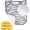 imageBurts Bees Baby Infant Pull On Bibs 100 Organic Cotton Lap Shoulder Style Drool Cloths Newborn EssentialsWatercolor Daylily