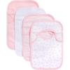 imageBurts Bees Baby Infant Pull On Bibs 100 Organic Cotton Lap Shoulder Style Drool Cloths Newborn EssentialsPink Variety