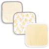 imageBurts Bees Baby Infant Washcloths 100 Organic Cotton Soft and Super Absorbent Knit Terry Wash Cloth  3 Pack SetLittle Ducks