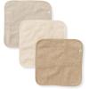 imageBurts Bees Baby Infant Washcloths 100 Organic Cotton Soft and Super Absorbent Knit Terry Wash Cloth  3 Pack SetOat Woven Terry
