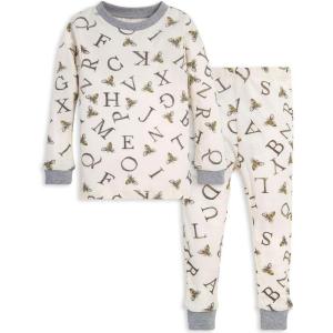 imageBurts Bees Baby Boys 2Piece Long Sleeve Tee and Pants Organic Cotton Pajama SetAbeec