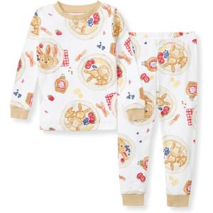imageBurts Bees Baby Boys 2Piece Long Sleeve Tee and Pants Organic Cotton Pajama SetEaster Breakfast