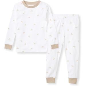 imageBurts Bees Baby Boys 2Piece Long Sleeve Tee and Pants Organic Cotton Pajama SetGolden Bee