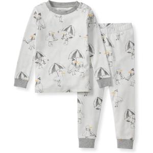 imageBurts Bees Baby Boys 2Piece Long Sleeve Tee and Pants Organic Cotton Pajama SetSilly Seagulls