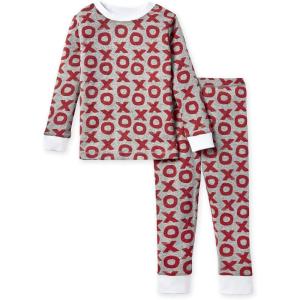 imageBurts Bees Baby Boys 2Piece Long Sleeve Tee and Pants Organic Cotton Pajama SetXs  Os