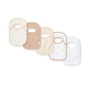 imageBurts Bees Baby Infant Bibs 100 Organic Cotton Drool Cloths Newborn EssentialsGolden Bee