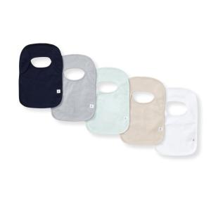 imageBurts Bees Baby Infant Bibs 100 Organic Cotton Drool Cloths Newborn EssentialsMidnight