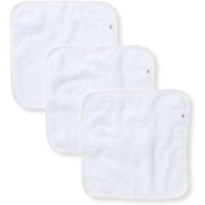 imageBurts Bees Baby Infant Washcloths 100 Organic Cotton Soft and Super Absorbent Knit Terry Wash Cloth  3 Pack SetCloud Woven Terry