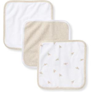 imageBurts Bees Baby Infant Washcloths 100 Organic Cotton Soft and Super Absorbent Knit Terry Wash Cloth  3 Pack SetGolden Bee