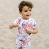 imageBurts Bees Baby Baby Boys Pajamas Sleeve Tee and Shorts 2Piece Pj Set 100 Organic CottonFirecrackers