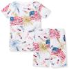 imageBurts Bees Baby Baby Boys Pajamas Sleeve Tee and Shorts 2Piece Pj Set 100 Organic CottonFirecrackers