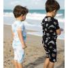 imageBurts Bees Baby Baby Boys Pajamas Sleeve Tee and Shorts 2Piece Pj Set 100 Organic CottonUnder the Sea