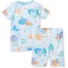 imageBurts Bees Baby Baby Boys Pajamas Sleeve Tee and Shorts 2Piece Pj Set 100 Organic CottonUnder the Sea