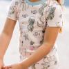 imageBurts Bees Baby Baby Girls Pajamas Sleeve Tee and Shorts 2Piece Pj Set 100 Organic CottonSealebration