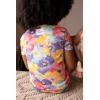 imageBurts Bees Baby Baby Girls Pajamas Tee and Pant 2Piece Pj Set 100 Organic CottonHibiscus
