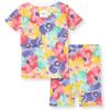 imageBurts Bees Baby Baby Girls Pajamas Tee and Pant 2Piece Pj Set 100 Organic CottonHibiscus