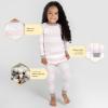 imageBurts Bees Baby Baby Girls Pajamas Tee and Pant 2Piece Pj Set 100 Organic CottonRoller Baby 2pk