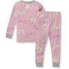 imageBurts Bees Baby Baby Girls Pajamas Tee and Pant 2Piece Pj SetPolar Mountain Pink