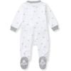 imageBurts Bees Baby Baby Girls Pajamas Zip Front NonSlip Footed Sleeper Pjs 100 Organic CottonBlue Golden Bee