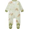 imageBurts Bees Baby Baby Girls Pajamas Zip Front NonSlip Footed Sleeper Pjs 100 Organic CottonDog House