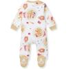 imageBurts Bees Baby Baby Girls Pajamas Zip Front NonSlip Footed Sleeper Pjs 100 Organic CottonEaster Breakfast