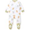 imageBurts Bees Baby Baby Girls Pajamas Zip Front NonSlip Footed Sleeper Pjs 100 Organic CottonFarm Fresh Eggs