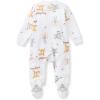 imageBurts Bees Baby Baby Girls Pajamas Zip Front NonSlip Footed Sleeper Pjs 100 Organic CottonJungle Gym