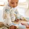 imageBurts Bees Baby Baby Girls Pajamas Zip Front NonSlip Footed Sleeper Pjs 100 Organic CottonLittle Globe