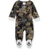 imageBurts Bees Baby Baby Girls Pajamas Zip Front NonSlip Footed Sleeper Pjs 100 Organic CottonNew Year Cheer