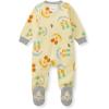 imageBurts Bees Baby Baby Girls Pajamas Zip Front NonSlip Footed Sleeper Pjs 100 Organic CottonPlay With Your Food