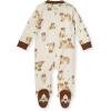 imageBurts Bees Baby Baby Girls Pajamas Zip Front NonSlip Footed Sleeper Pjs 100 Organic CottonSt Bernard