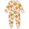 imageBurts Bees Baby Baby Girls Pajamas Zip Front NonSlip Footed Sleeper Pjs 100 Organic CottonWaffle Sundae