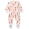 imageBurts Bees Baby Baby Girls Pajamas Zip Front NonSlip Footed Sleeper Pjs 100 Organic CottonWatercolor Gecko