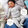imageBurts Bees Baby Boys Snug Fit OnePiece Footed NonSlip SleeperA Bee CStripe