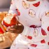 imageBurts Bees Baby Girls 2Piece Long Sleeve Tee and Pants Organic Cotton Pajama SetApple Orchard